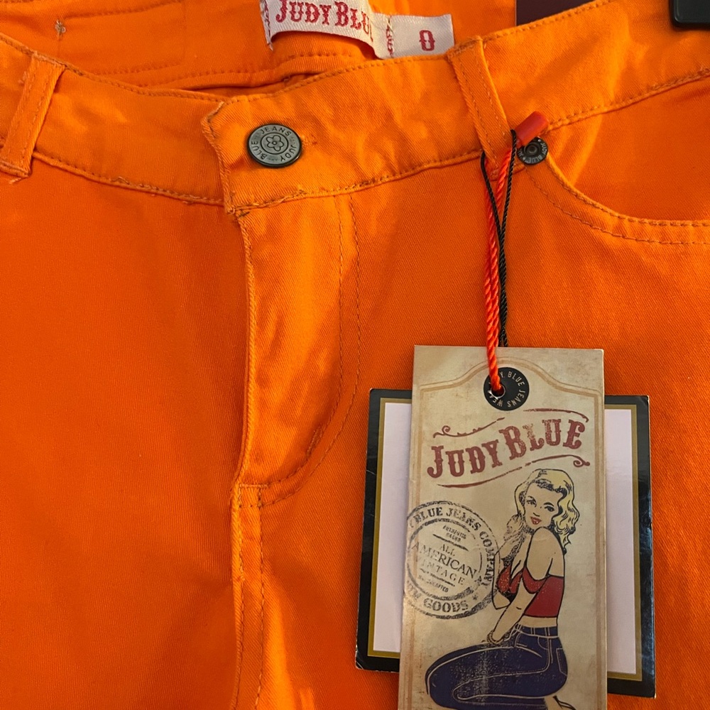 New with Tags! Tennessee Orange Judy Blue Skinny Jeans - Size 0